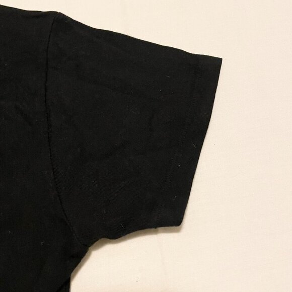 Forever 21 Biker Fringed Crop Tshirt Womens Size Small Motorcycle Shirt - Picture 13 of 15